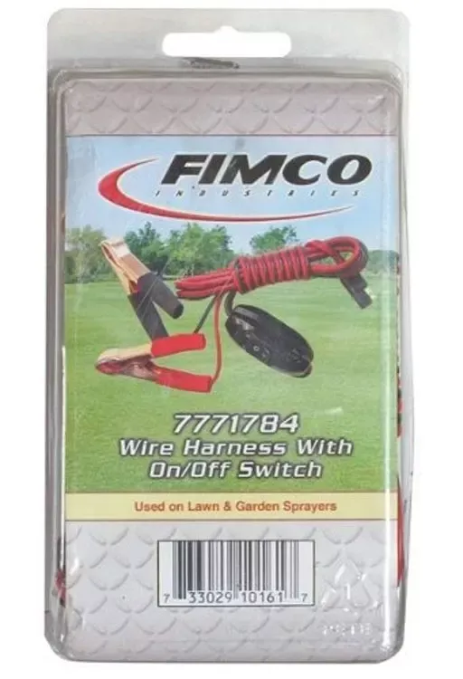 Wire Harness with Clips and Switch